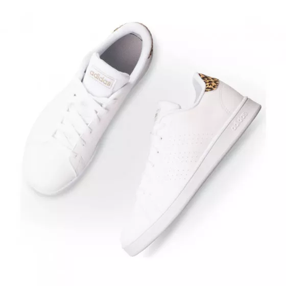 Baskets BLANCHES ADIDAS Advantage K