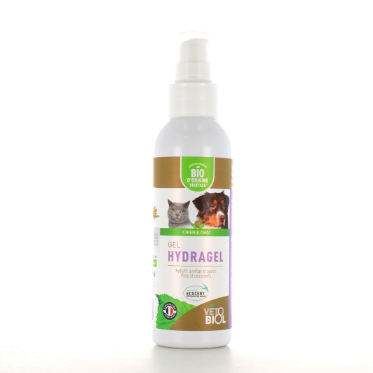 Vetobiol Hydragel chat et chien : gel réparateur peau et coussinets