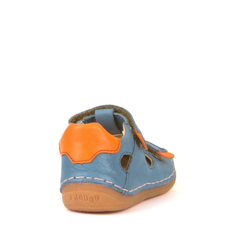 Froddo Froddo Amplio Paix sandales deux scratchs jeans-mandarine