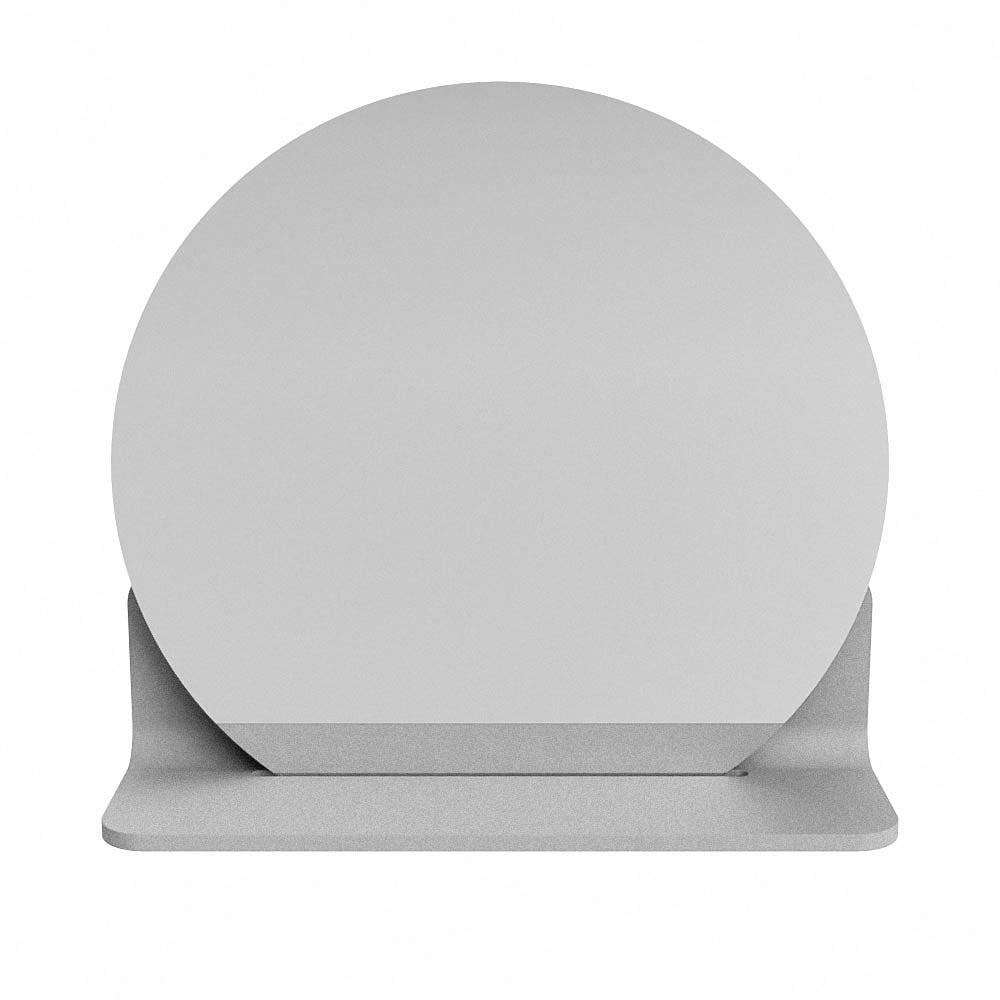 Mondiaz Spot spiegel rond Ø40cm met planchet plata