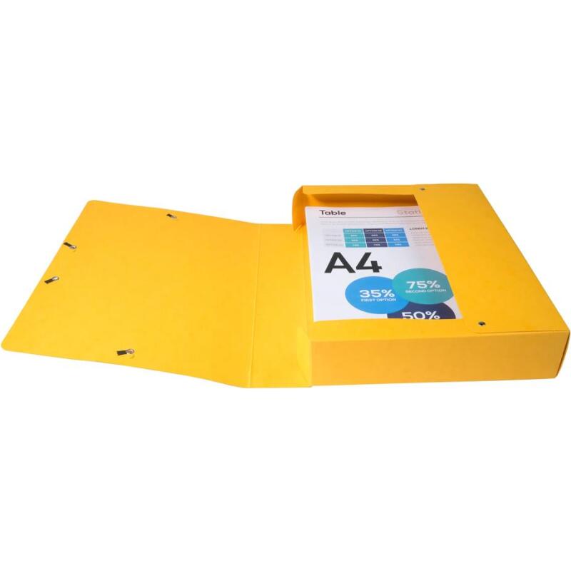 Boite de classement Exabox Dos 60mm Carte lustrée - A4