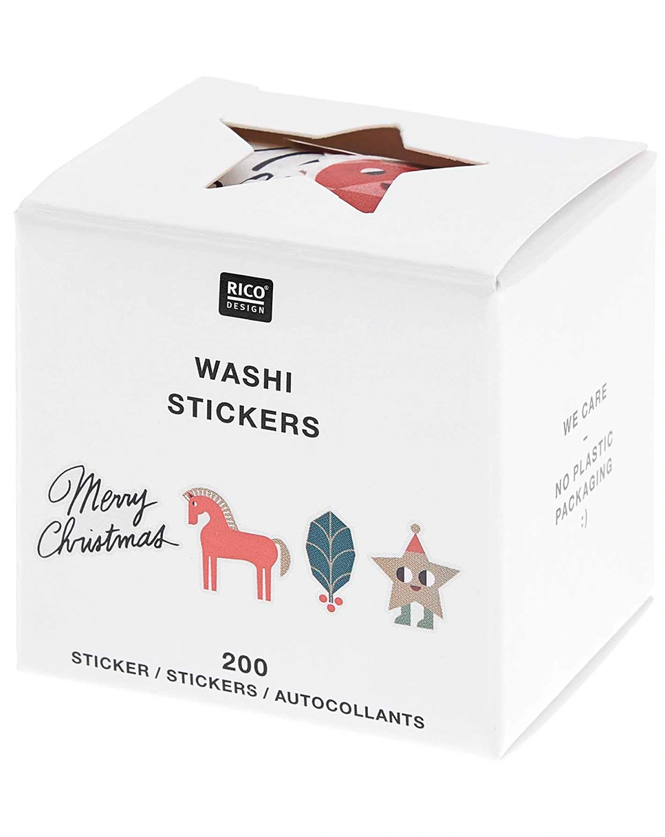 Washi-Sticker CHRISTMAS ROCKS! - FIGUREN 200-teilig