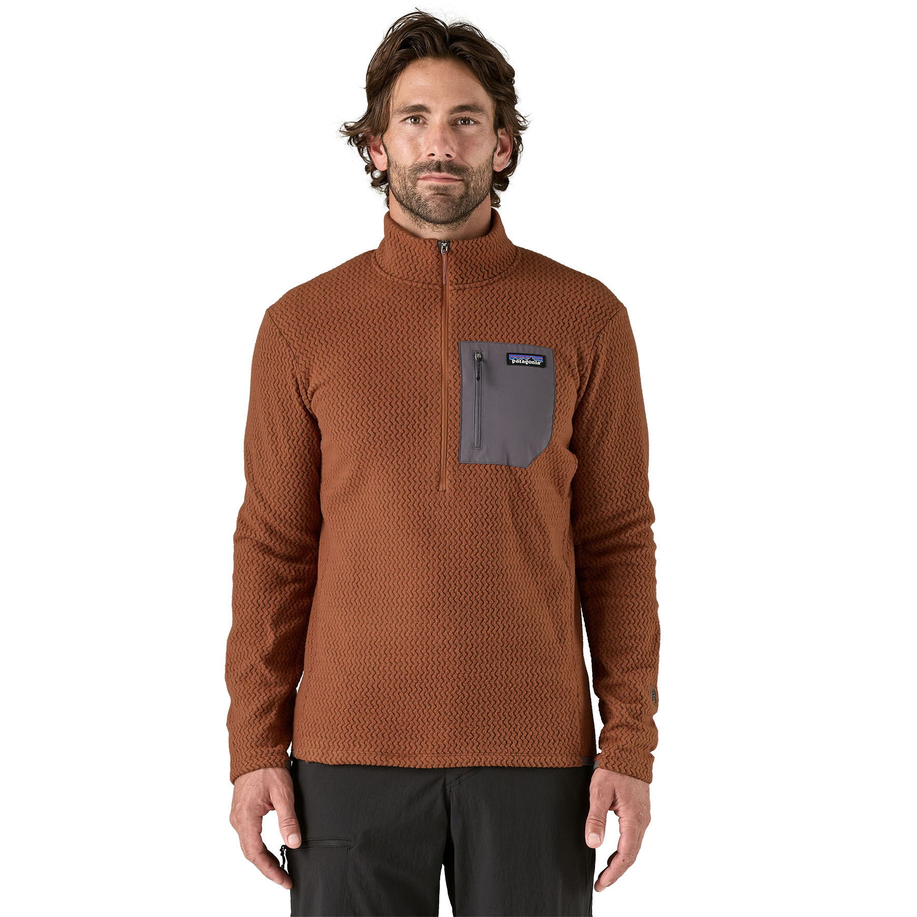 Patagonia R1 Air Zip Neck Robin Brown