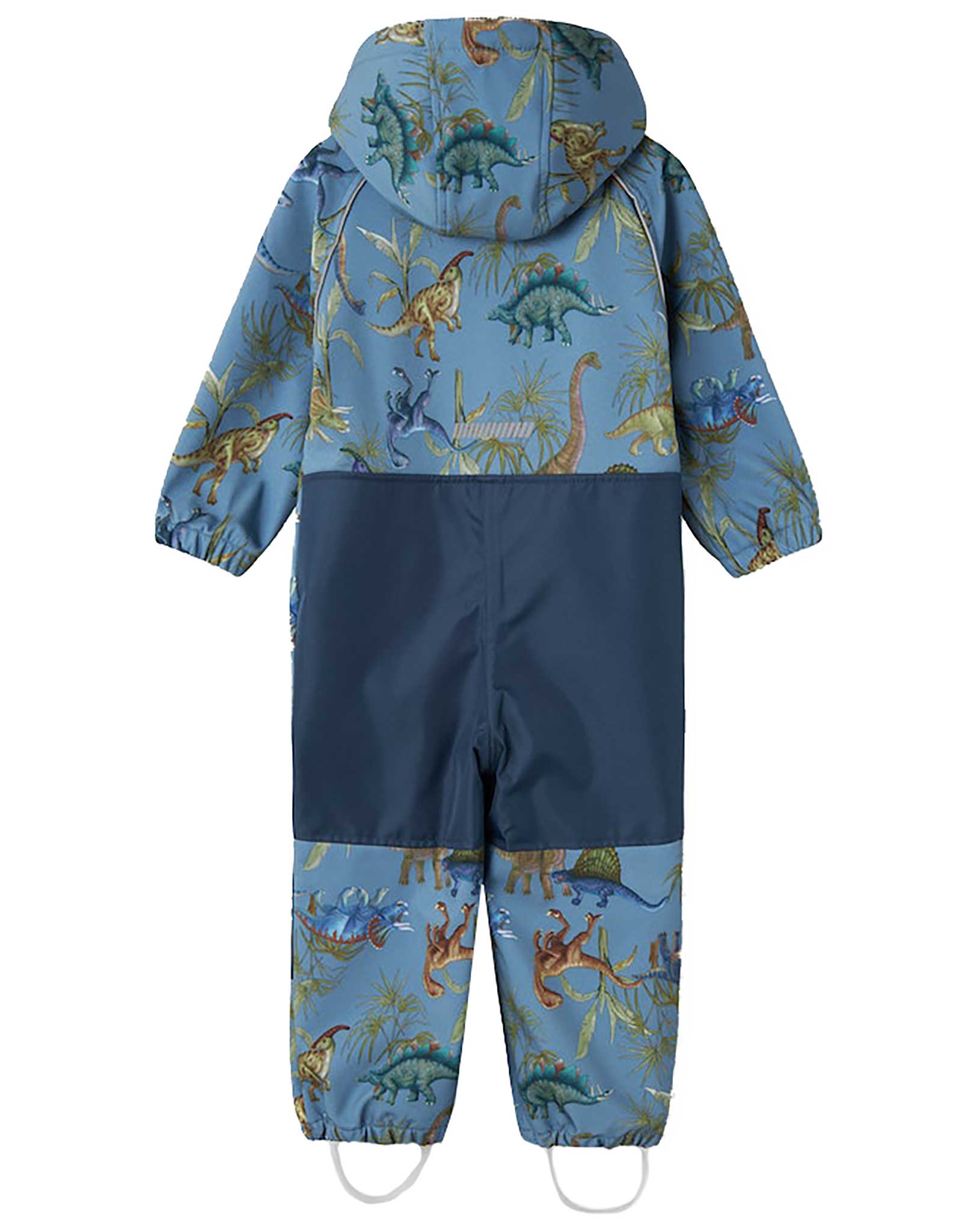 Softshell-Overall NMMALFA08 DINOS AOP in coronet blue