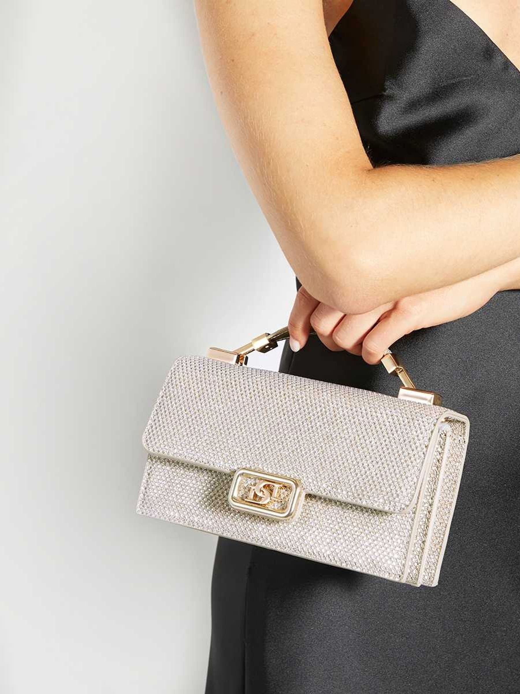 Dune London Micro Skilled Top Handle Bag