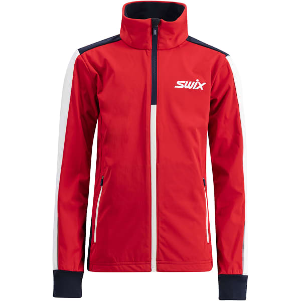 Veste ski de fond SWIX CROSS JACKET JUNIOR SWIX RED