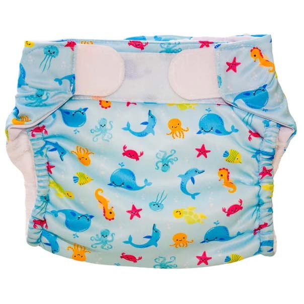 Freds Swim Academy wasbare zwemluier 9-16kg blauw