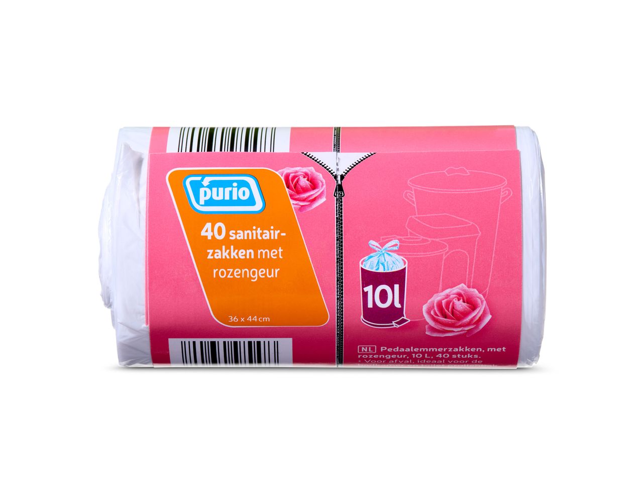 Sanitaire vuilniszak geparfurmeerd