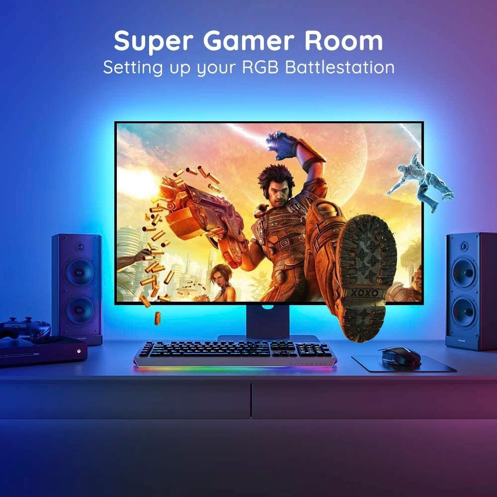 Govee RGB-LED-TV-Hintergrundbeleuchtung mit Fernbedienung für 46-60 Zoll Fernseher