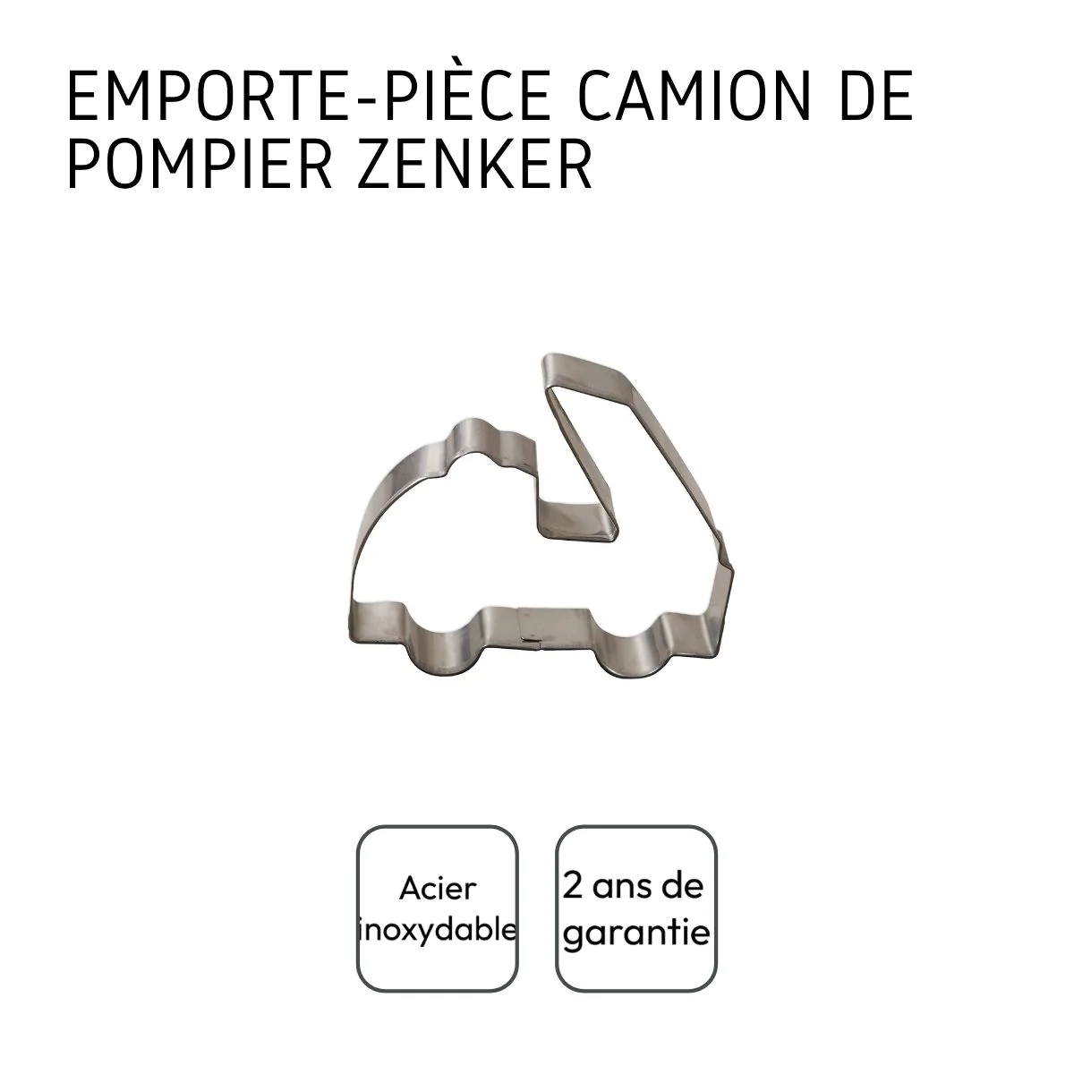 Emporte-pièce camion de pompier Emporte-pièces Zenker
