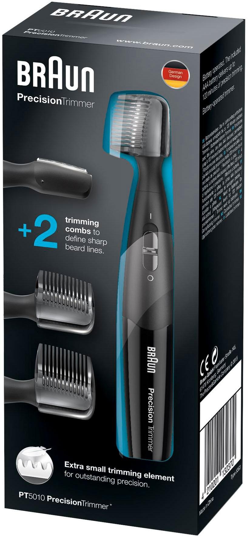 Braun Multifunktionstrimmer »PT5010« 2 Aufsätze Zwei Trimmaufsätze für ein flexibles, präzises Trimmen