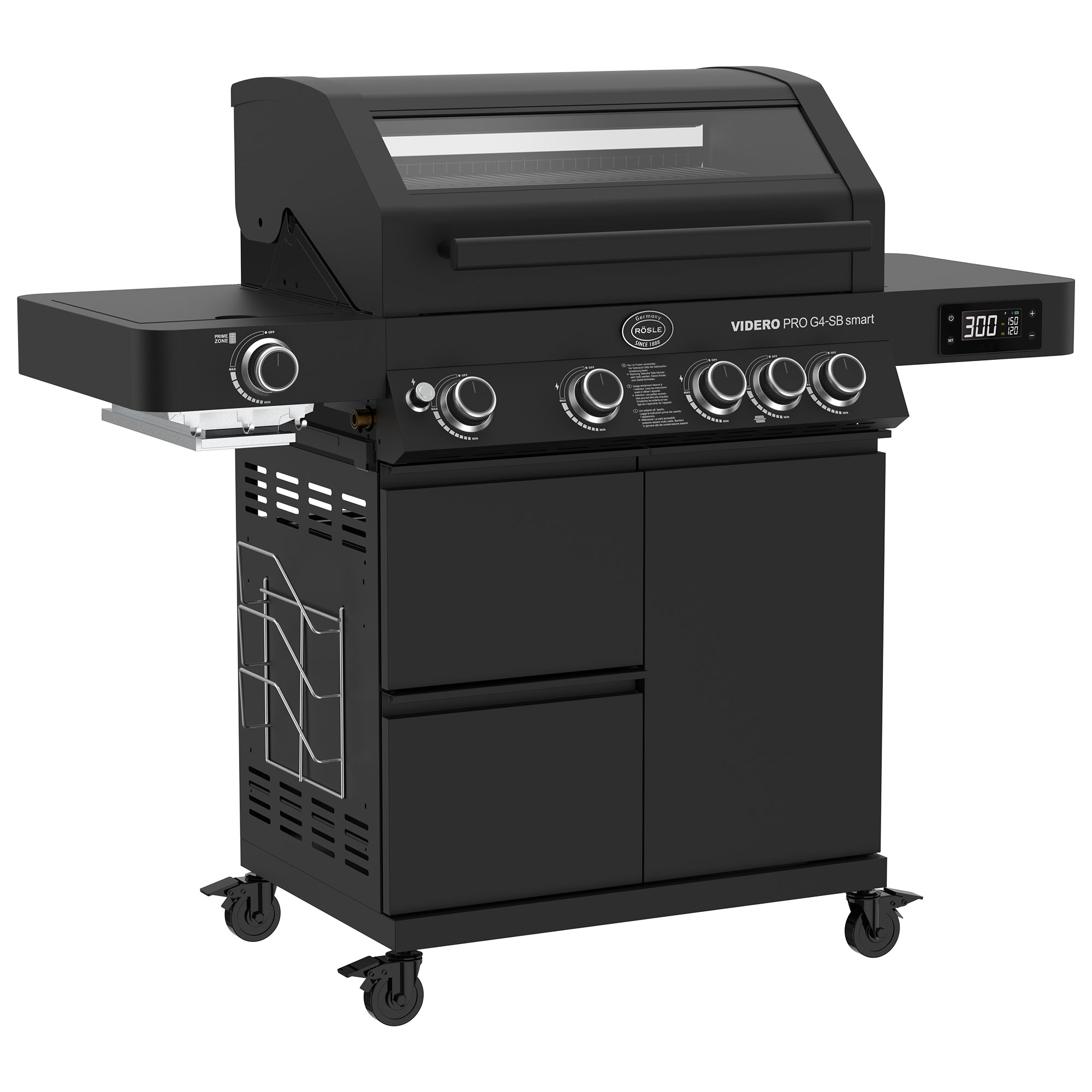 Gasgrill BBQ-Station VIDERO PRO G4-SB smart Vario+ 50mbar