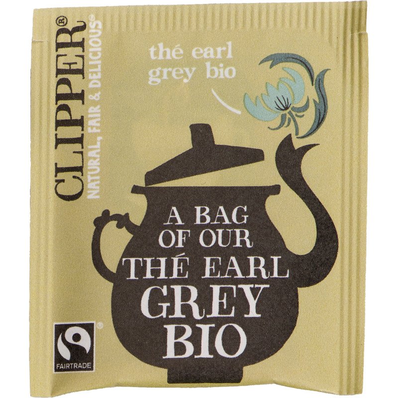 Thé noir Earl grey bio Clipper - Boîte de 20 sachets