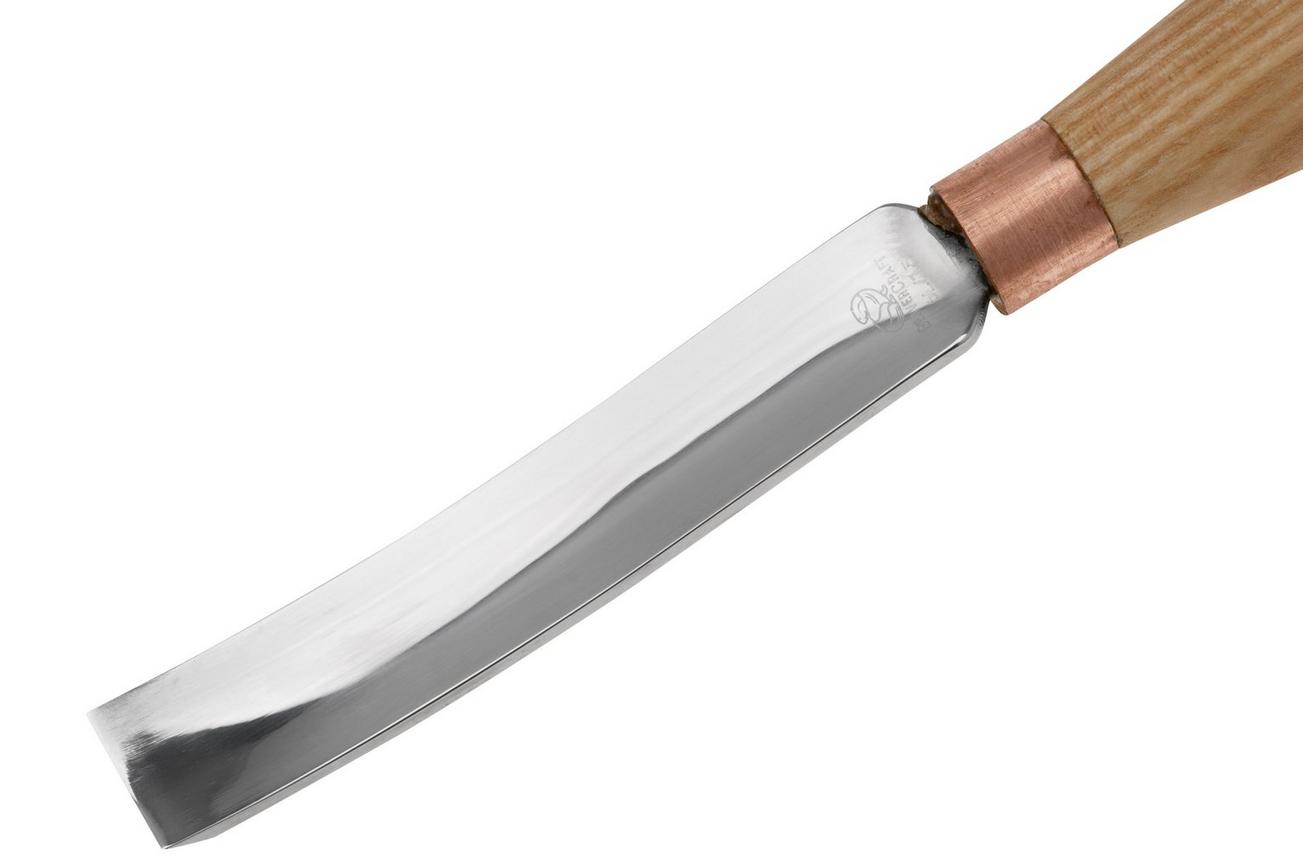 BeaverCraft Compact Long Bent Gouge K6L-15 Sweep 6, 15 mm, guts