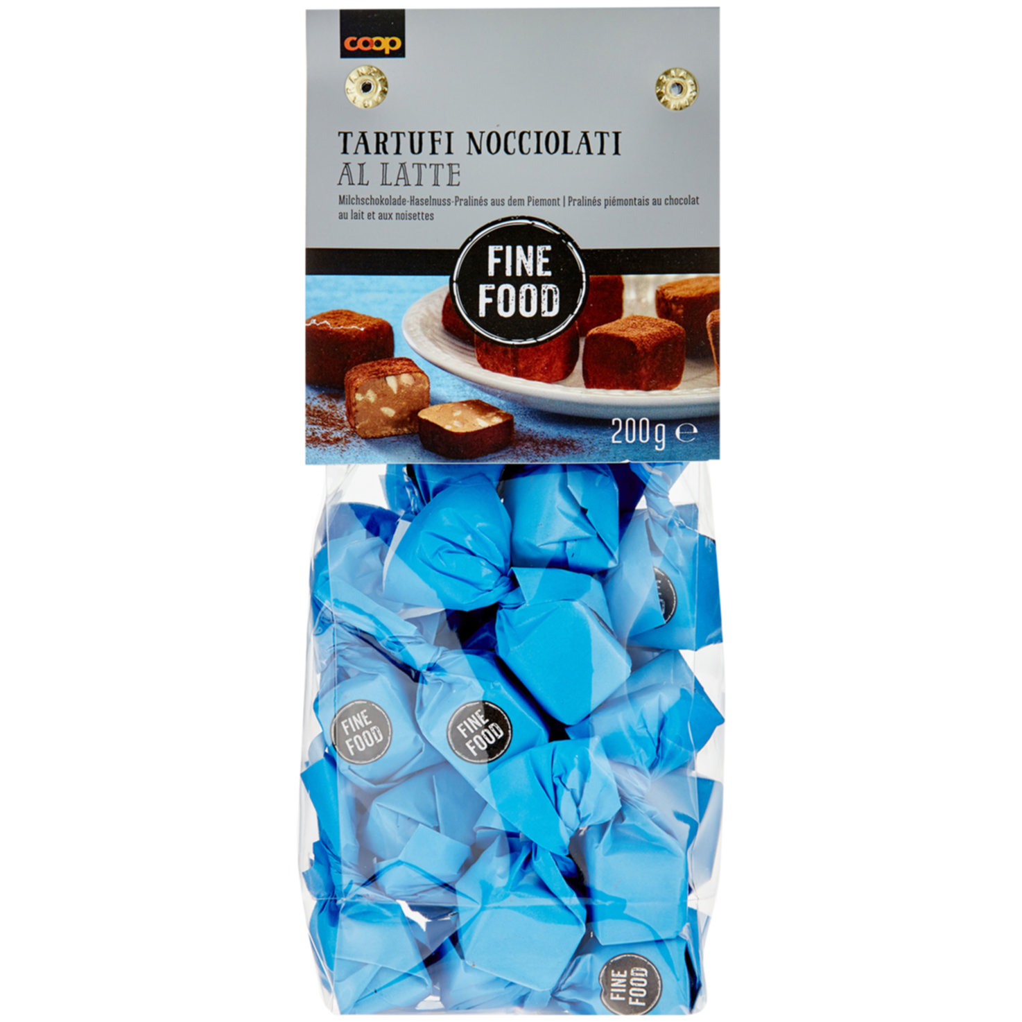 Fine Food Fairtrade Tartufi Nuss & Milch