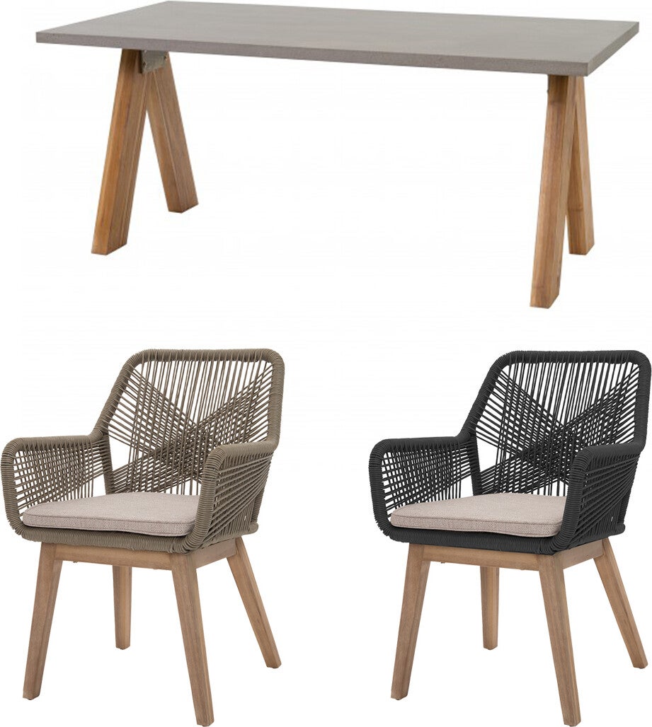 Intratuin 4-zits diningset Wout