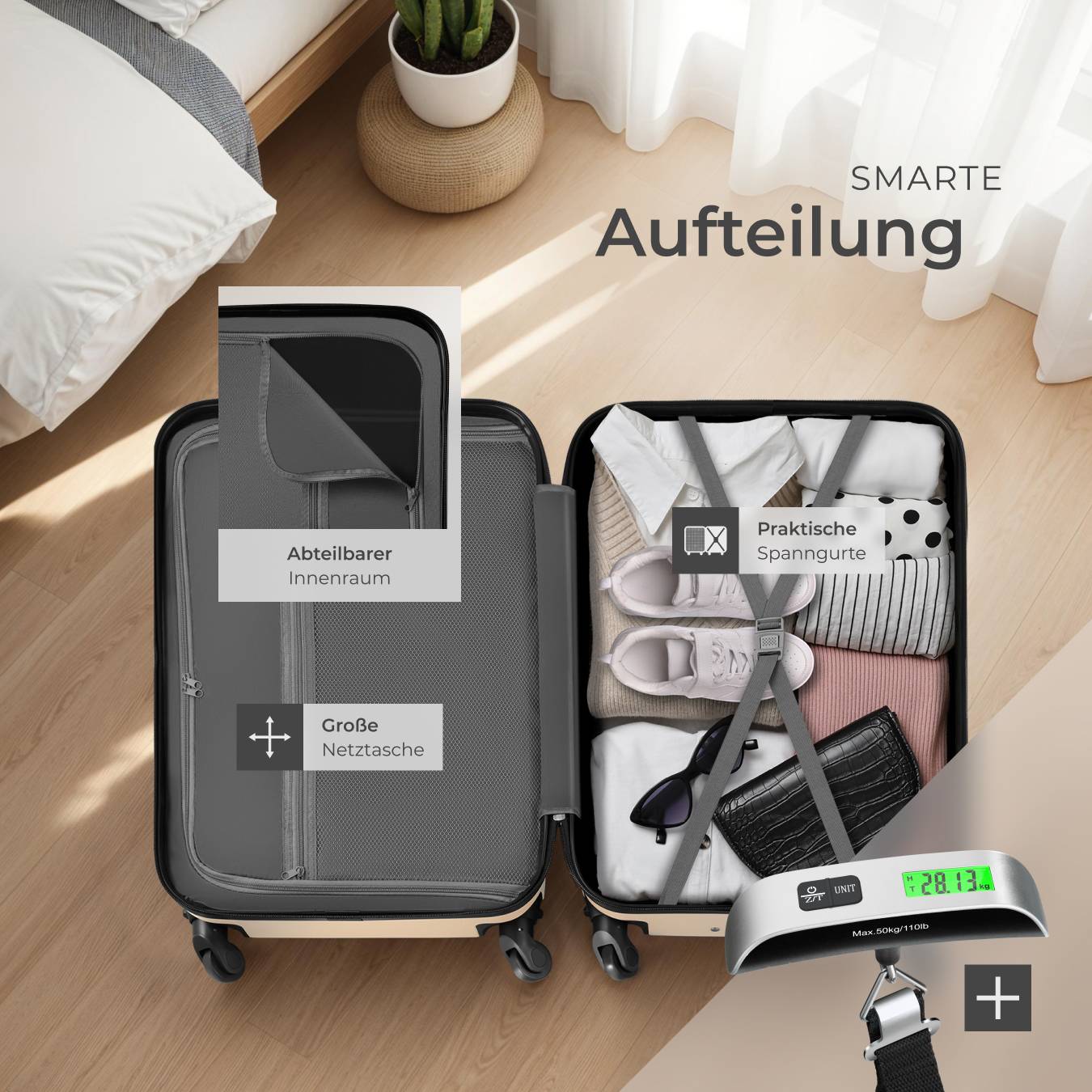 Hartschalenkoffer-Set Mila