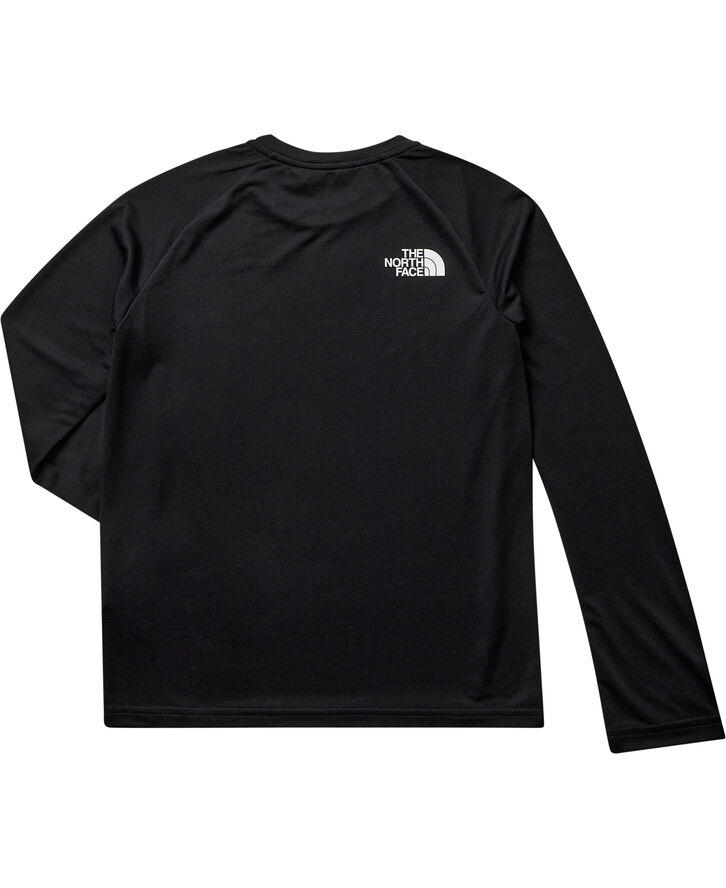 The North Face TEEN NEVER STOP LS TEE TNF BLACK Sort