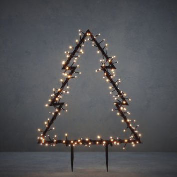 Luca Lighting tuinsteker kerstboom Garden D'light warm wit LED verlichting