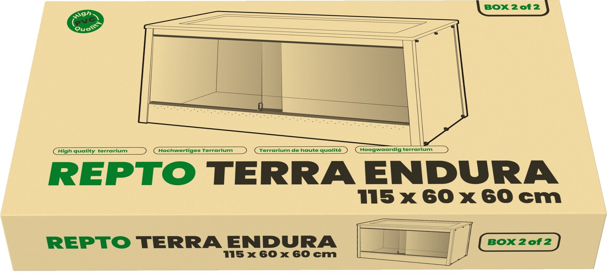 Repto Terrarium Terra Endura 115 Box 2 Of 2