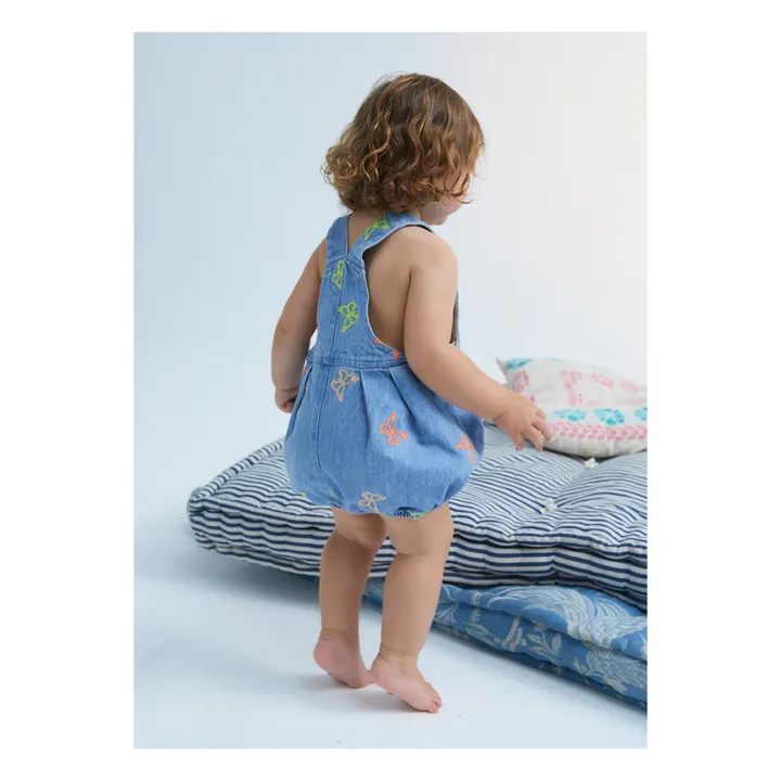 the new society Barboteuse en Jean Burbank | Bleu