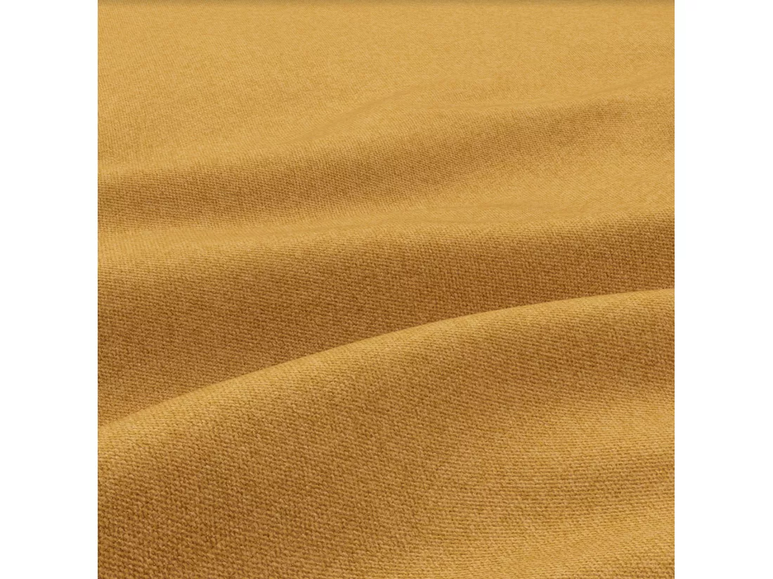 Canapé d'angle en U avec fonction sommeil, Coussin réversible, Bonell, Jaune