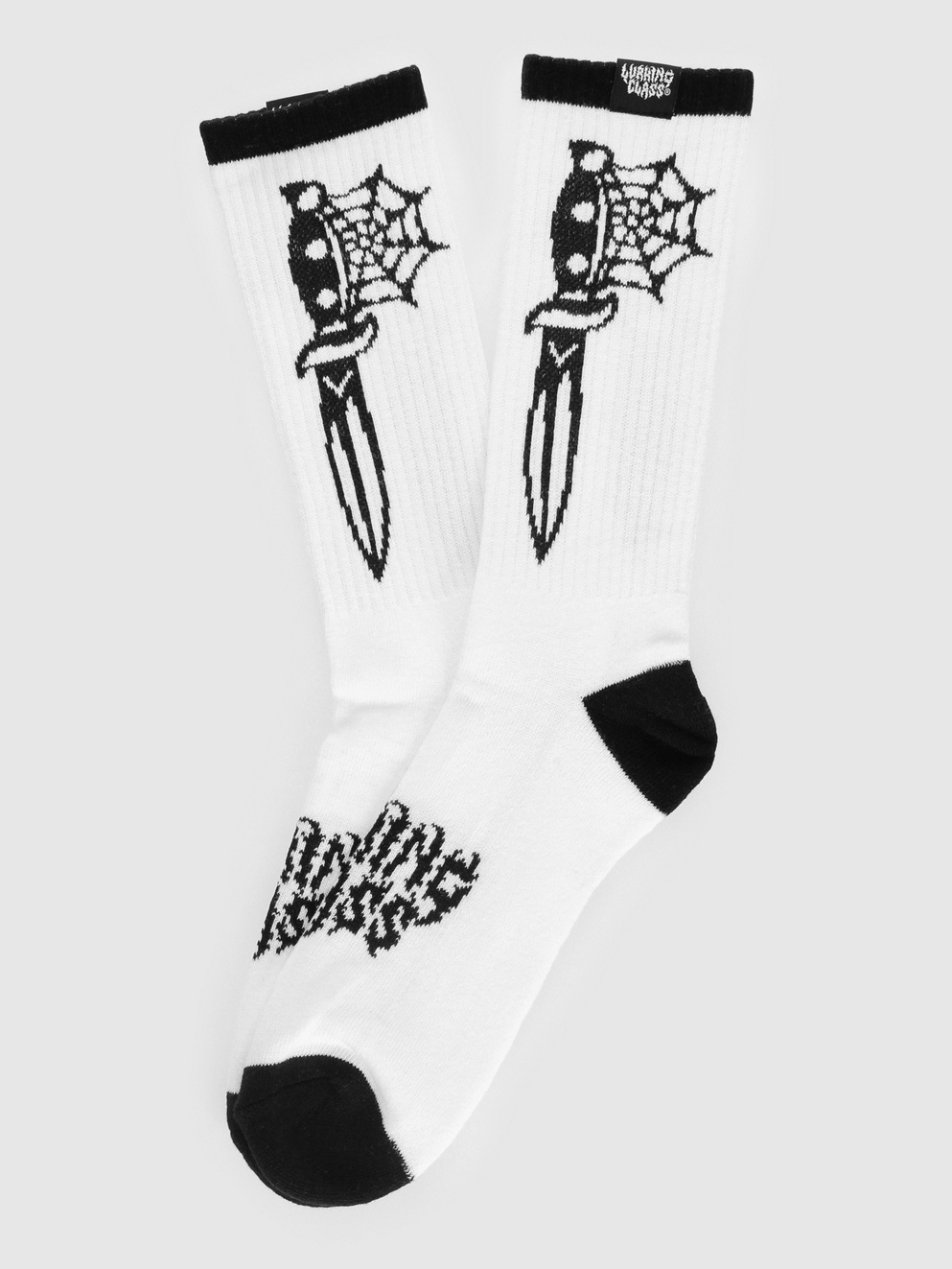 Lurking Class Dagger Socks black/white