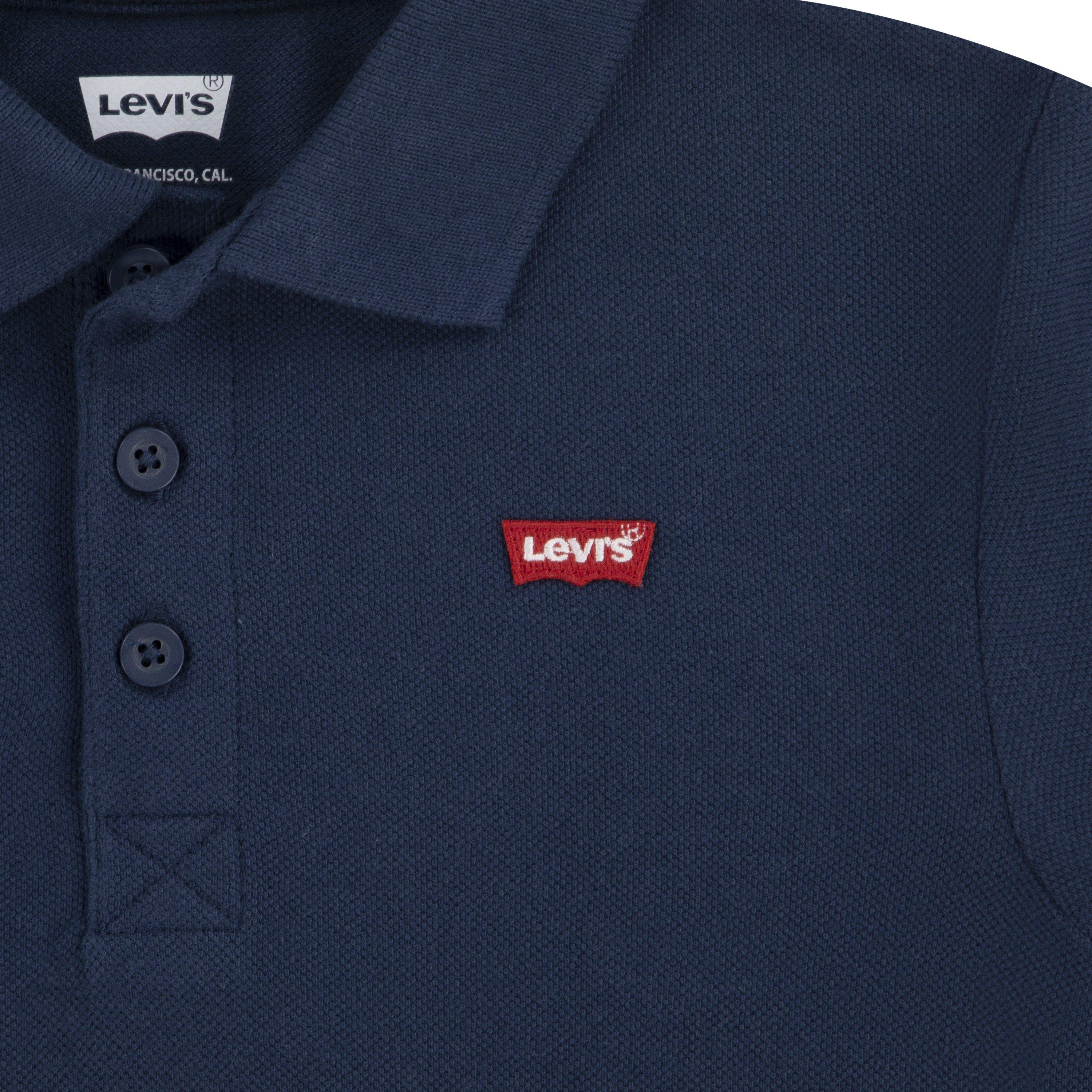 Levis Neck Tape Polo Shirt Juniors