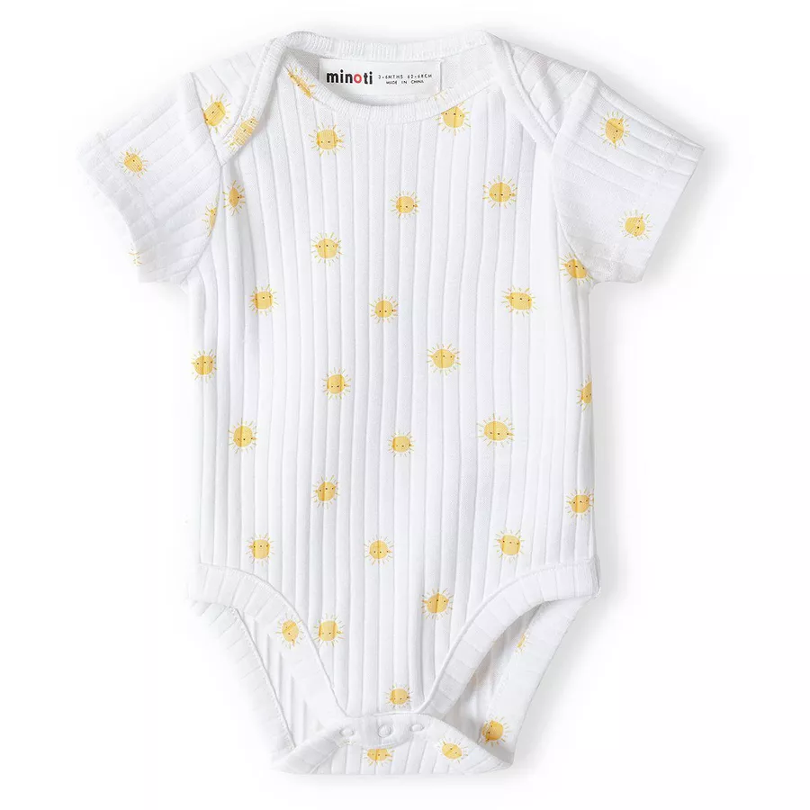 MINOTI 2er-Pack Bodys BeigeWeiß