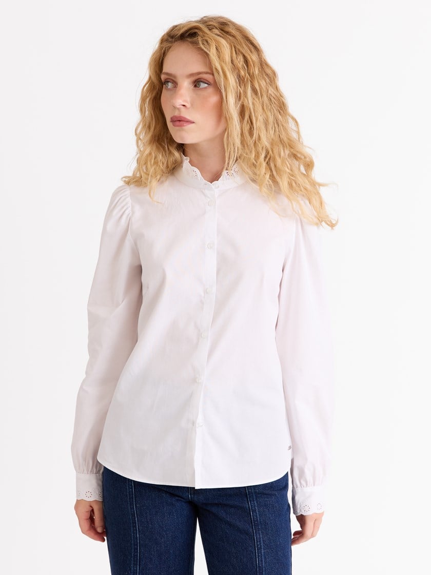 Poppy bluse Bright White