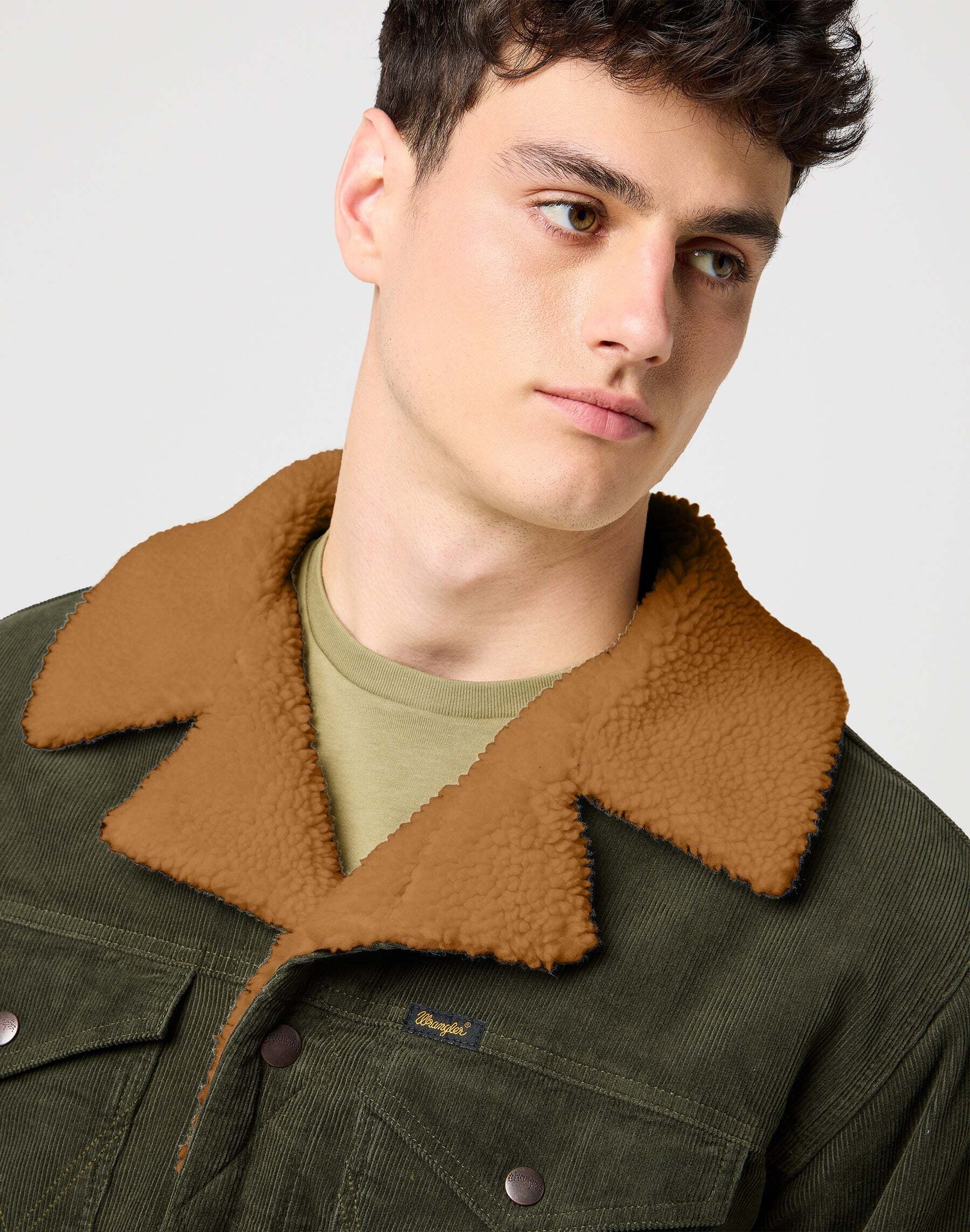 Wrangler Fleecejacke »WRANGLER Sherpajacke Wrange Coat«