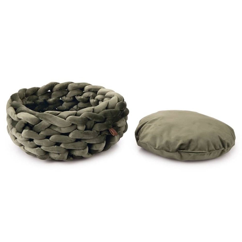 Lit pour chat ziba vert 40x15 cm