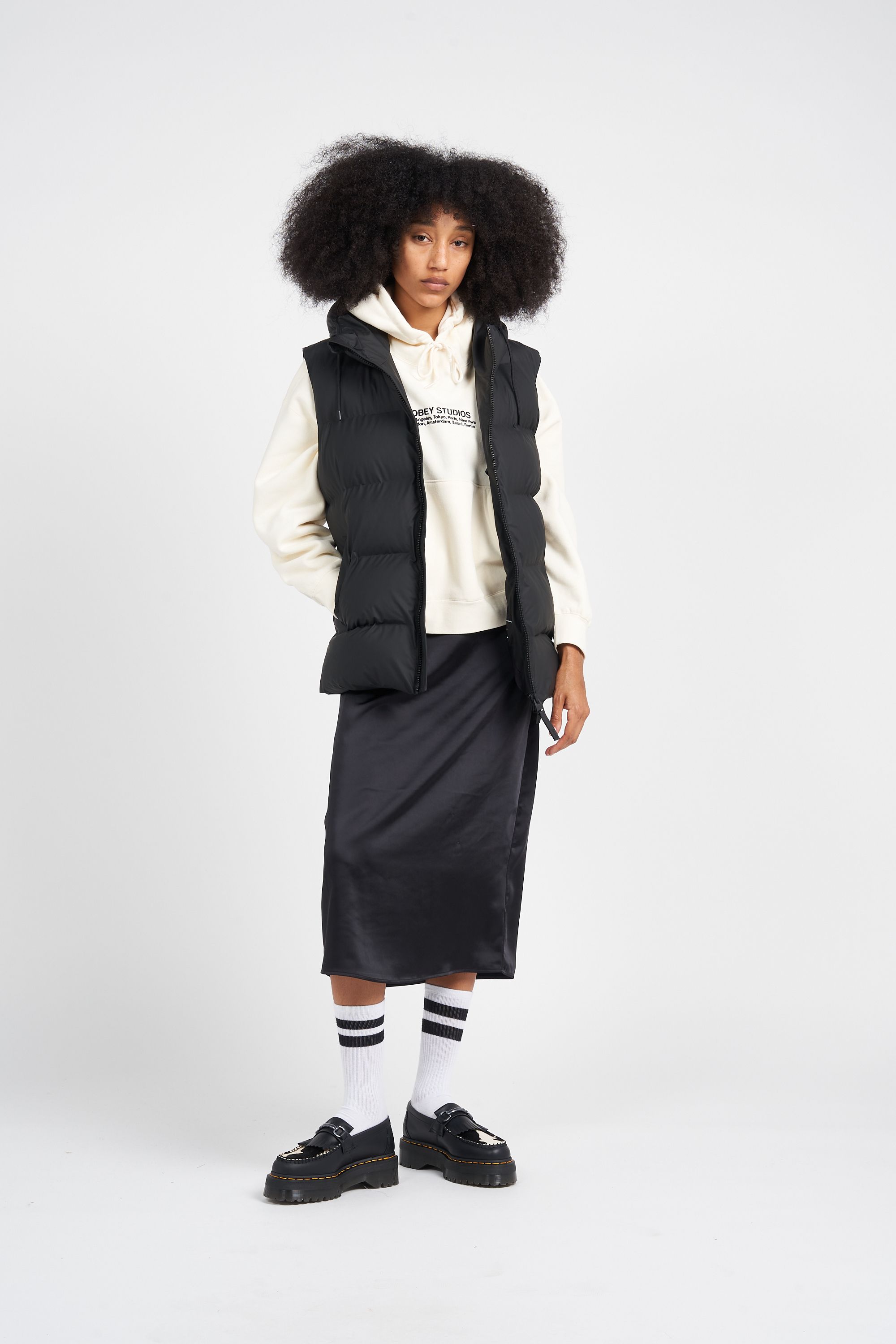 RAINS Veste Alta Puffer Vest W3T2 Noir