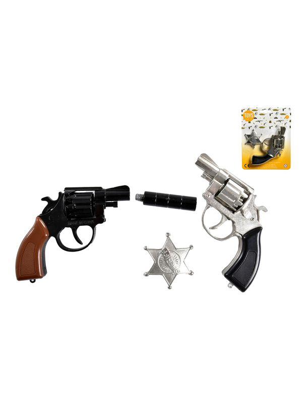 MINI PISTOLET DIE CAST 8 COUPS