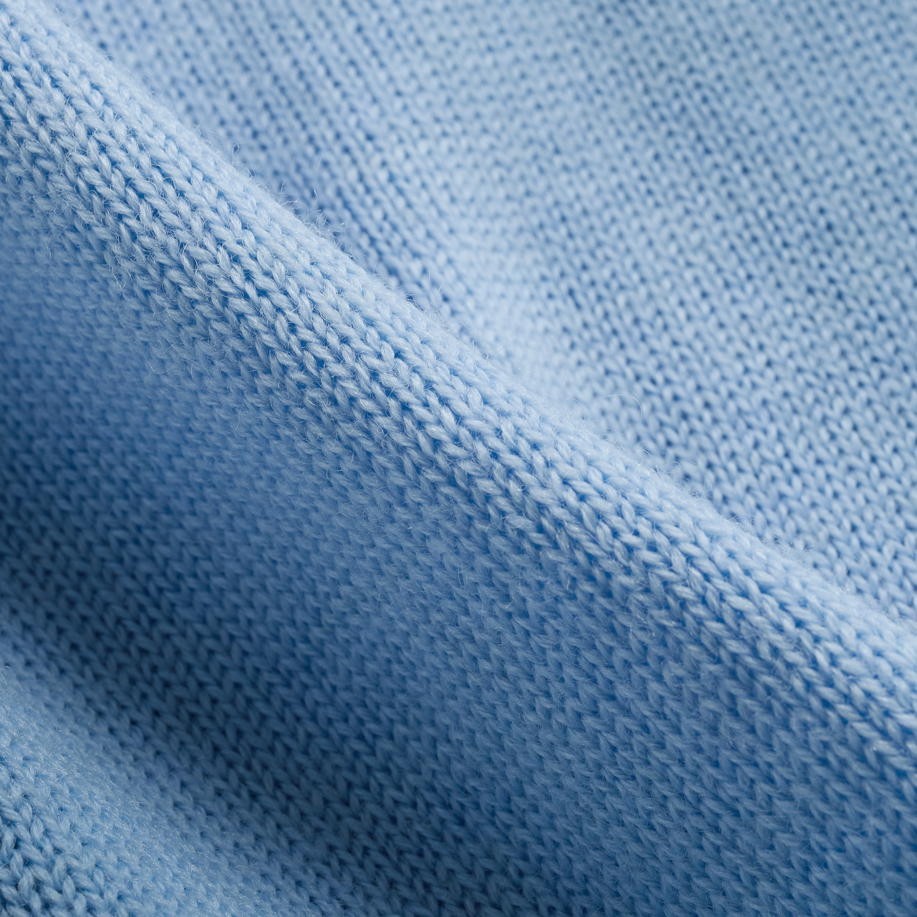 Alvdal Wool W Half Zip Cool Blue / Vanilla White