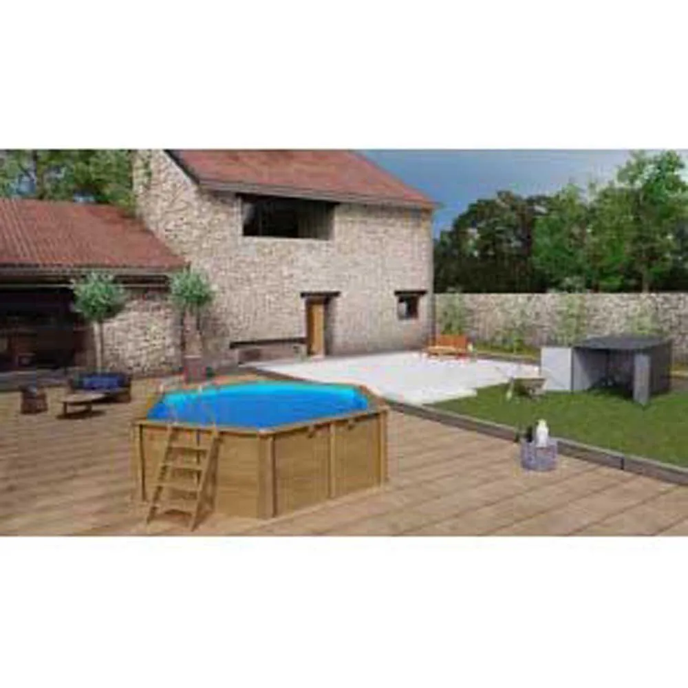 Gre pools Lili 2 Wood runder Pool 280x107 cm