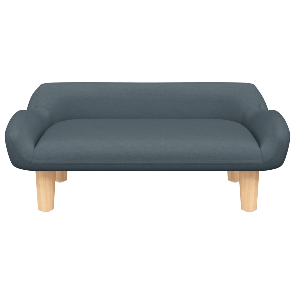 Cama para cães vidaXL em tecido cinza escuro, 70x40x24 cm