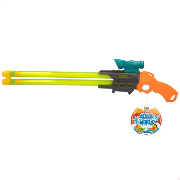 Aqua World Espingarda de Água Dupla 55 cm Laranja