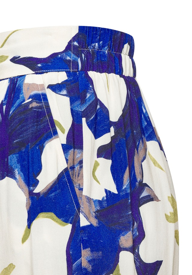 Vivance Palazzohose  mit grossem Blumendruck