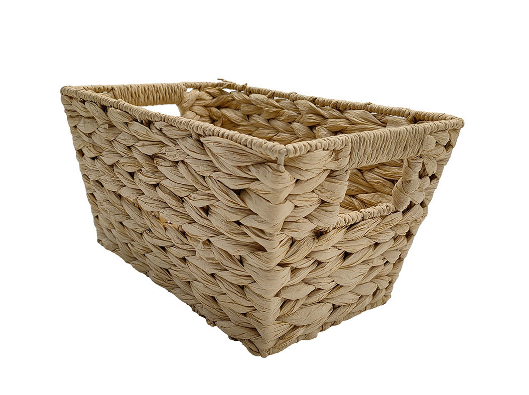 CESTO EM FIBRA NATURAL ACTUEL TAMANHO M 30X15X20CM