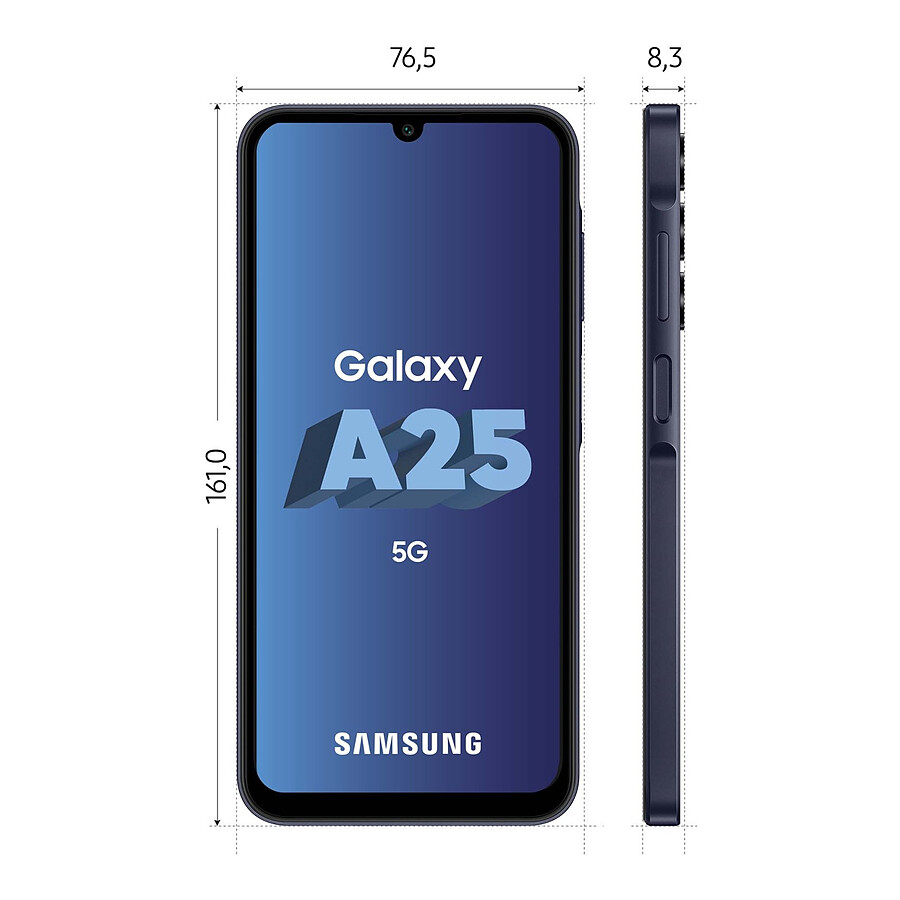 Samsung Galaxy A25 5G (Bleu nuit) - 128 Go