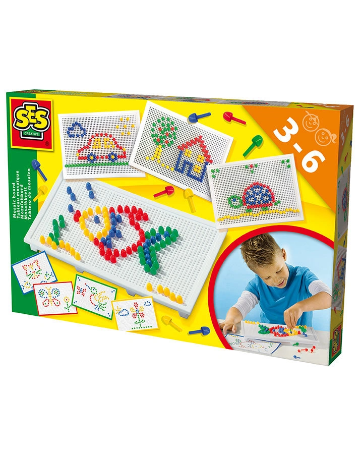 Mosaik-Steckspiel in bunt