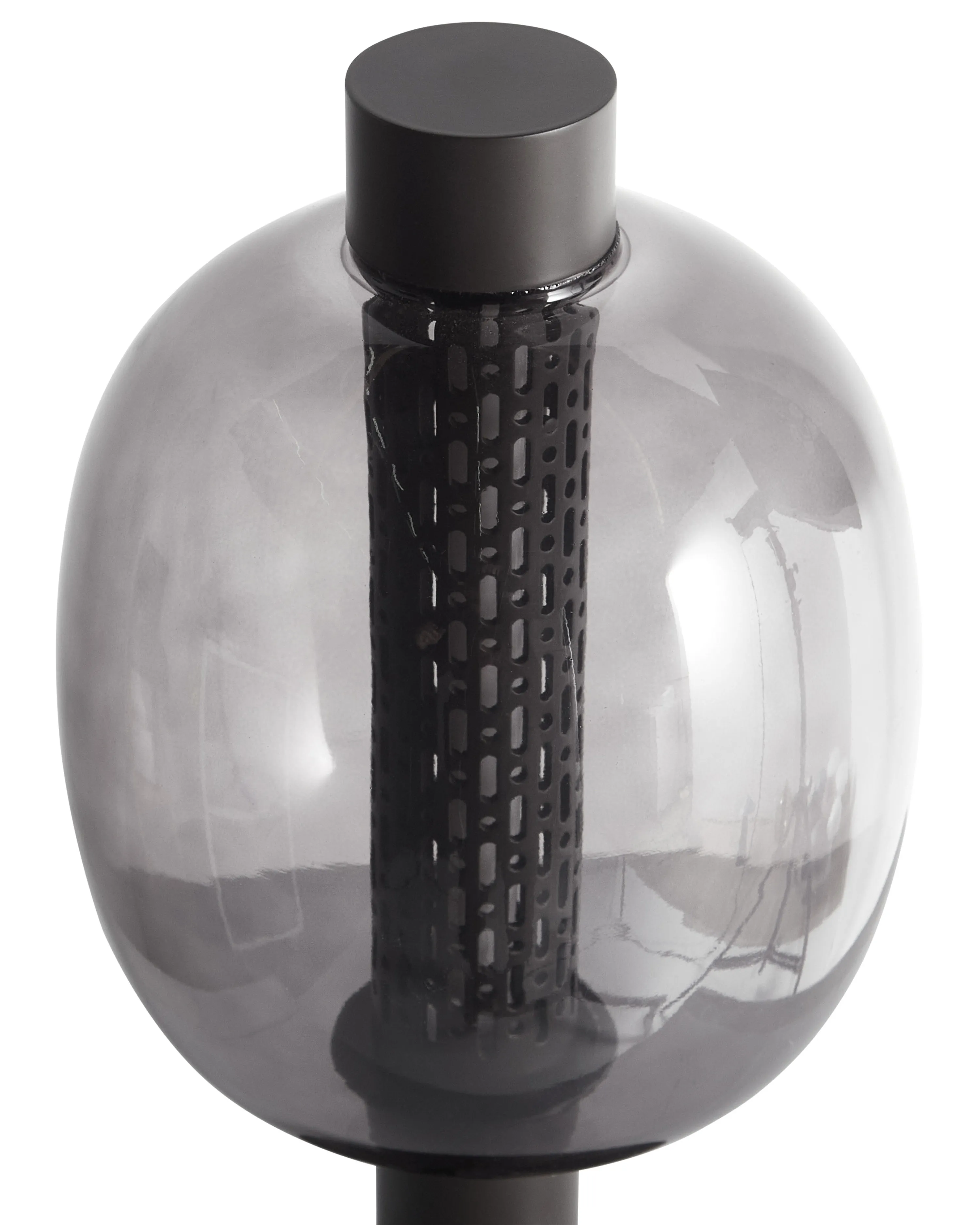 LED draadloze tafellamp PULANGI met dimmer Metaal Zwart