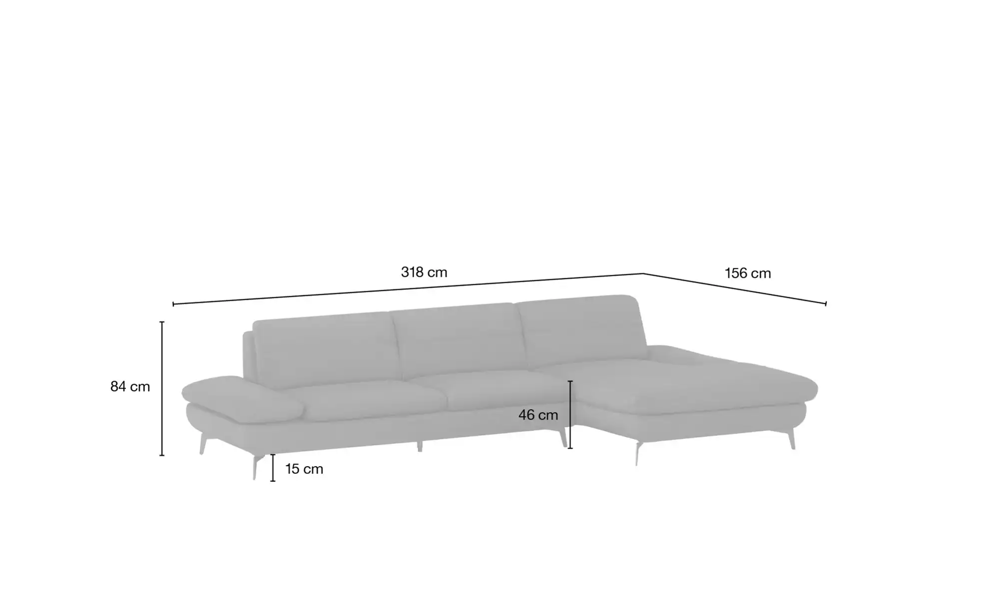 Wohnwert Ecksofa Amarena