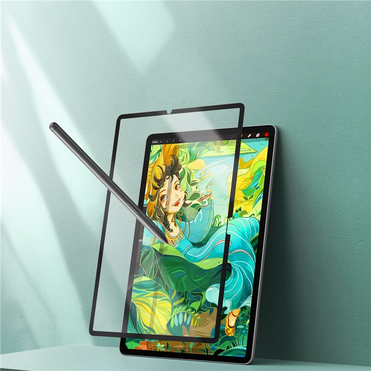 Samsung Galaxy Tab S9  Plus / S8  Plus / S7  Plus / S7 FE Papier-Textur Paper-Feel Vollbild Display Schutzfolie Wiederverwendbar