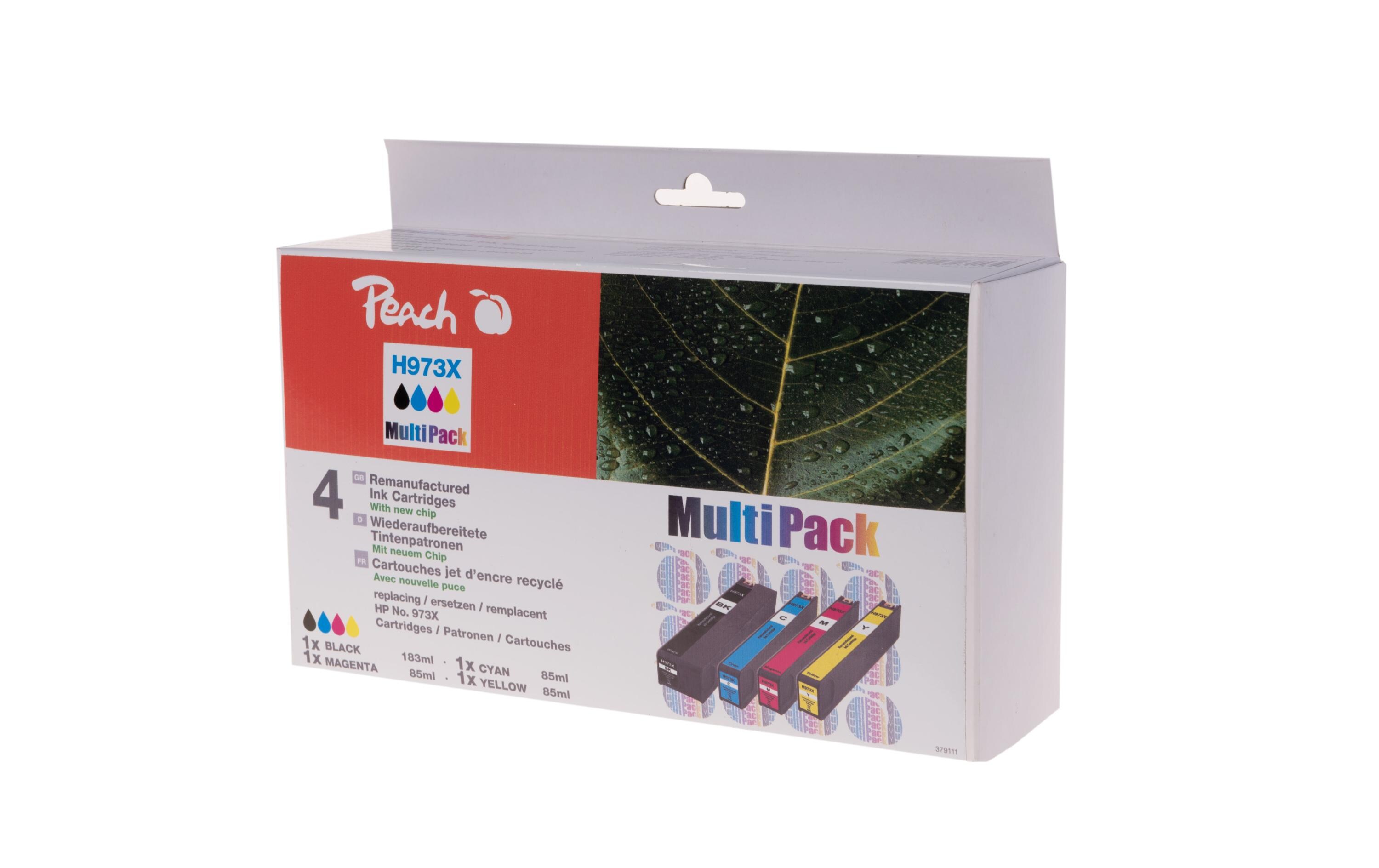 Tinte HP Nr. 973X MultiPack Black/Cyan/Magenta/Yellow<br>Tinte, Black, Cyan, Magenta, Yellow