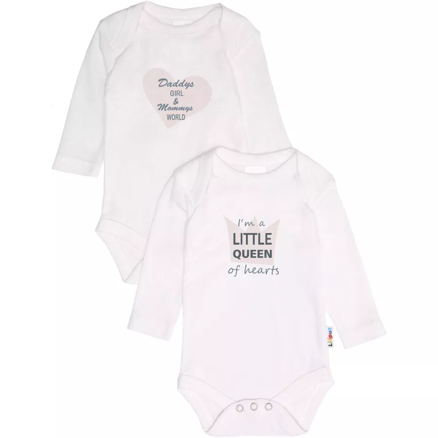 Liliput Langarmbody Little Queen weiß