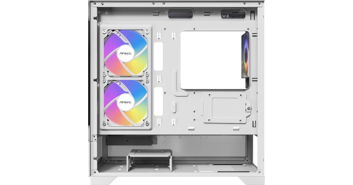 AntecCX500M RGB mini tower behuizing  (Wit | 2x USB-A | 1x USB-C | Tempered Glass)