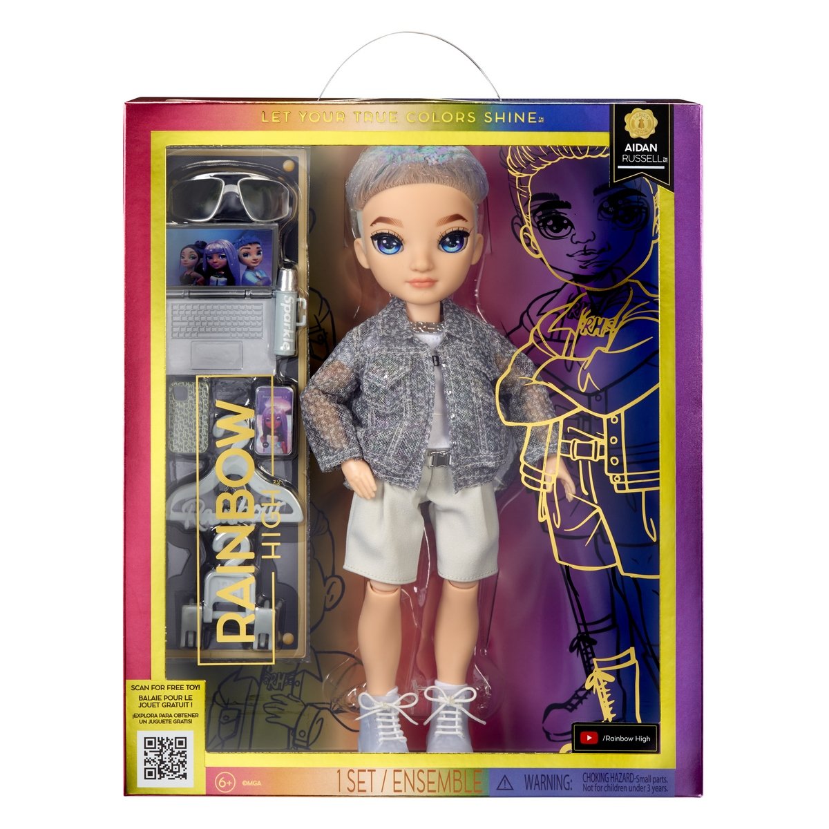 Poupée Rainbow High Fashion Doll AR Purple