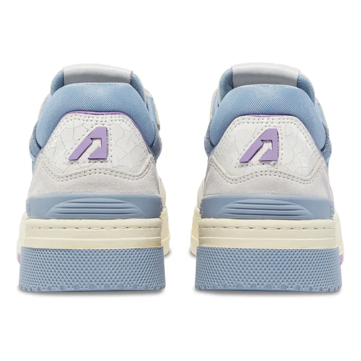 Autry Baskets CLC Low Cuir Bicolore | Bleu Clair
